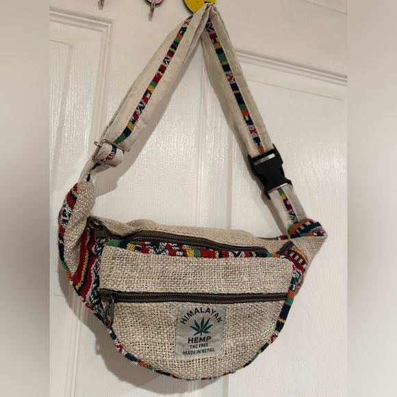 Other - Hand made pure hemp fanny bag/waist bag/cross bag
